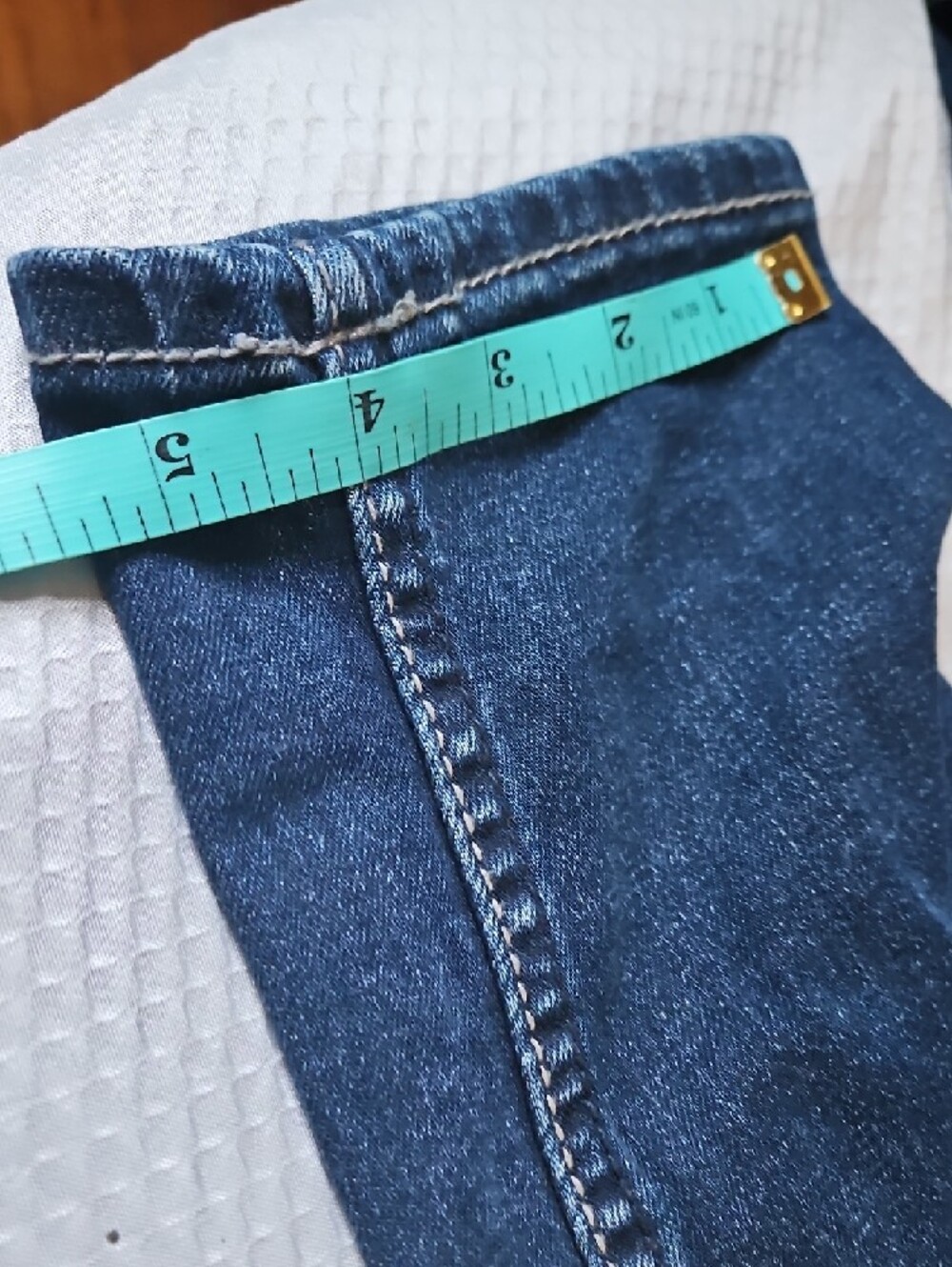 Silver Jeans Dark Blue Skinny Jeans with Distressed Pocket Boyfriend 26/29 EUC - Picture 11 of 14